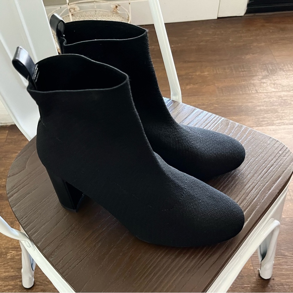 BCBGeneration Women’s Sock Boots, Black, 9.5